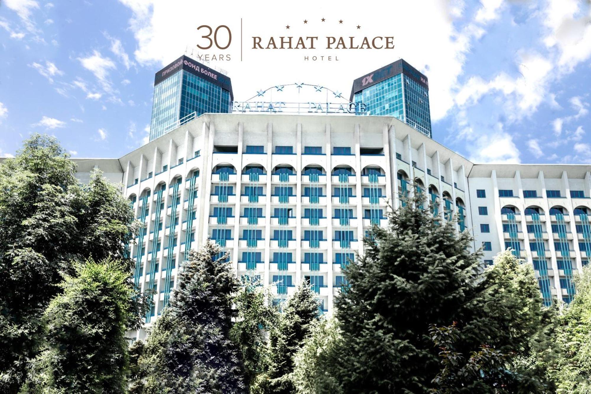 Rahat Palace Hotel Almaty Exterior photo 30 Years of Rahat Palace Hotel